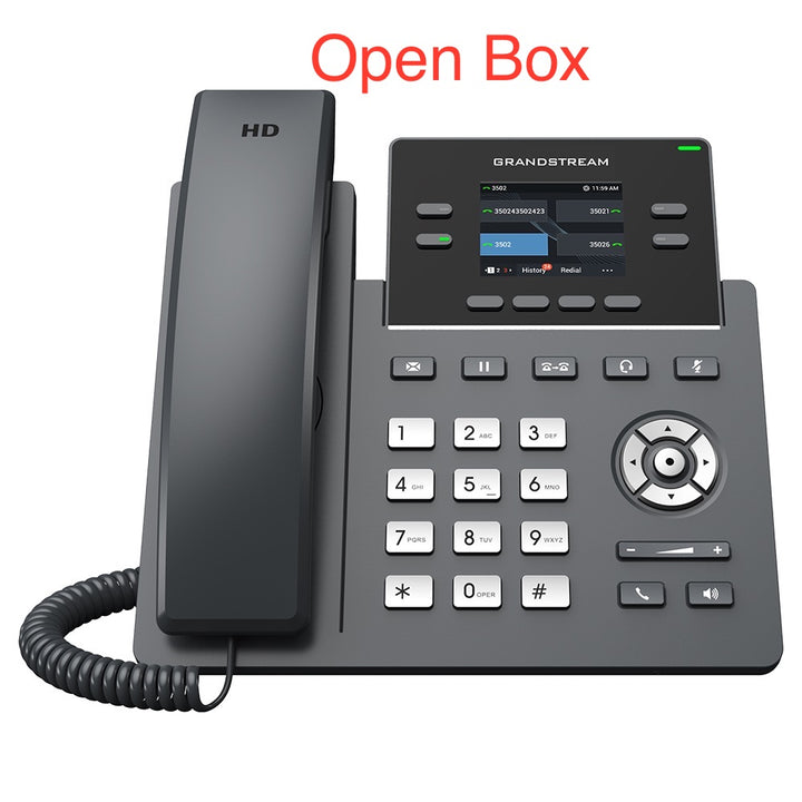 Téléphone IP Grandstream GRP2612P avec PoE - Neuf, boîte ouverte