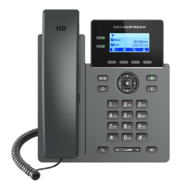 Téléphone IP de classe opérateur Grandstream GRP2602G à 2 lignes et 4 comptes SIP