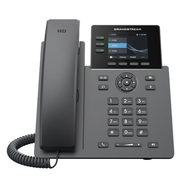 Téléphone IP Gigabit PoE 3 lignes Grandstream GRP2611G