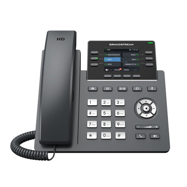 Téléphone IP Grandstream GRP2613 de niveau opérateur à 3 lignes
