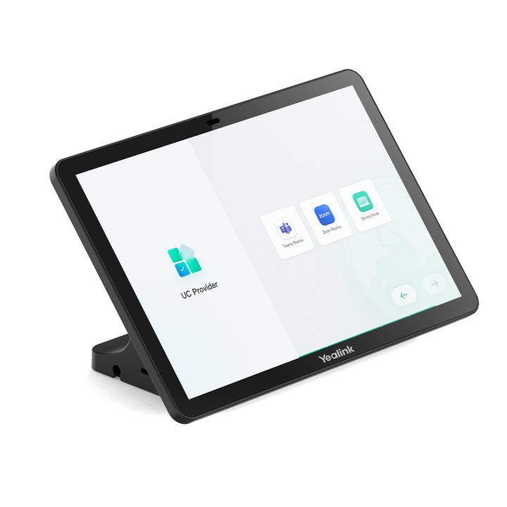 The CTP25 10.1" Touch Console simplifies video conferencing with intuitive meeting control, USB-C content sharing/BYOD, and versatile deployment options.