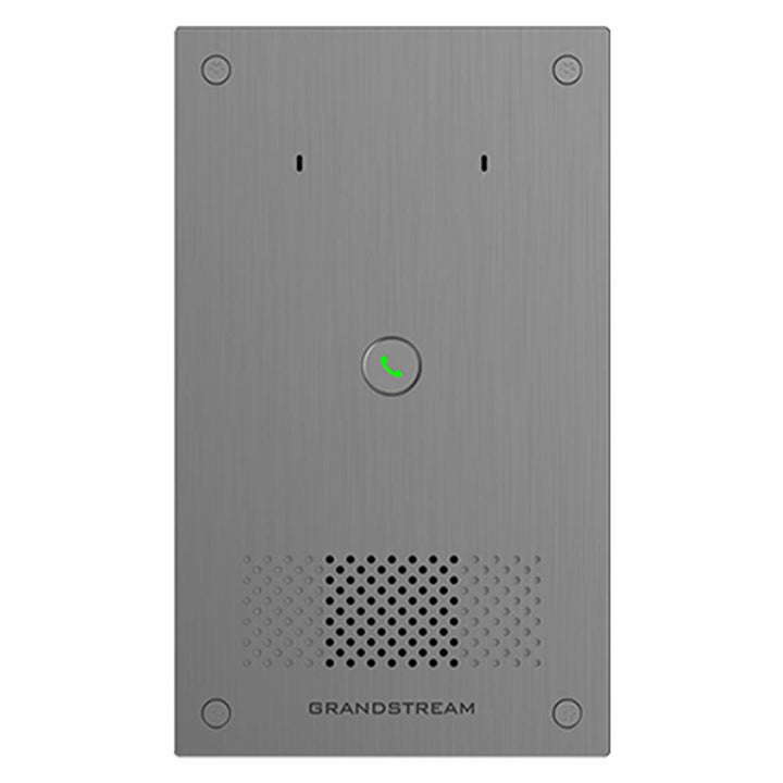 Grandstream GSC3565 Smart Outdoor Video Intercom Front View showing 4MP camera and call button.