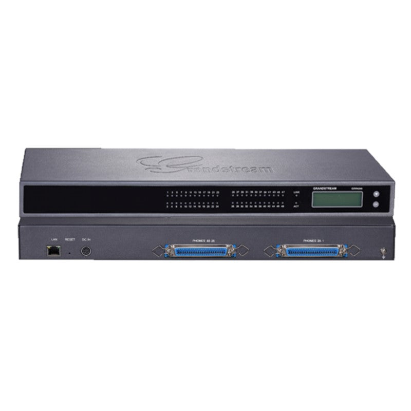VoIP FXS and FXO gateways for connecting analog phones and PSTN lines to an IP PBX.
