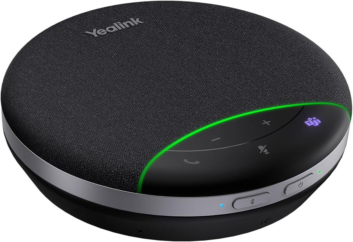 A collection of professional business speakerphones.