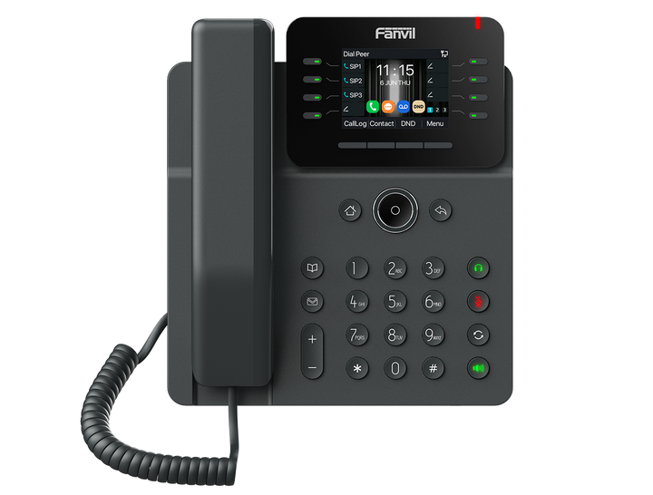 Téléphone IP Fanvil V62W PoE avec Wi-Fi intégré