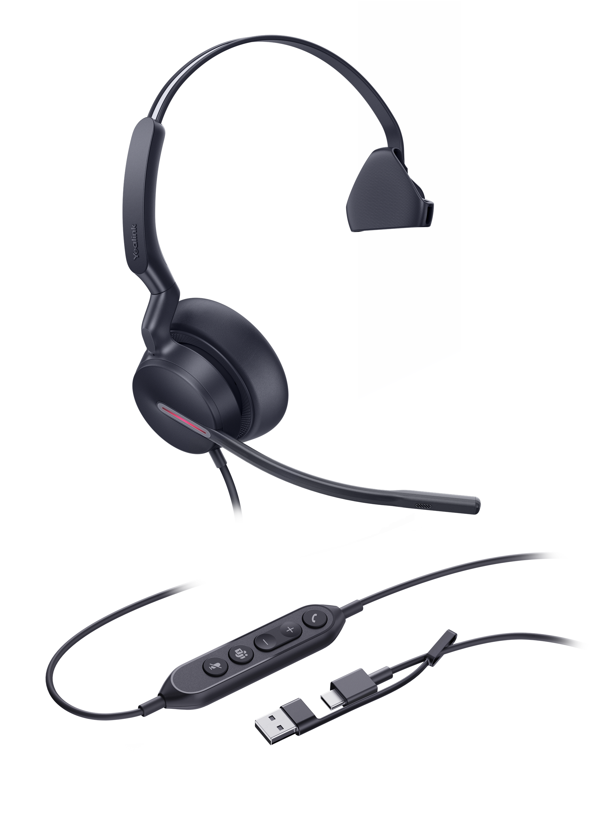Yealink UH46 Mono Teams USB-C/A – 1308184