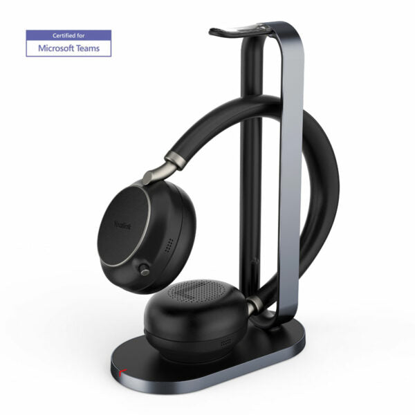 Yealink BH76 with Charging Stand Teams Black USB-A – 1208625