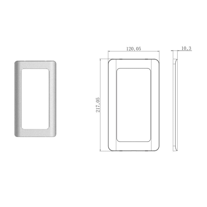 Grandstream In-Wall Mount Kit for GDS3702, GDS3705, GDS3710, and GDS3712