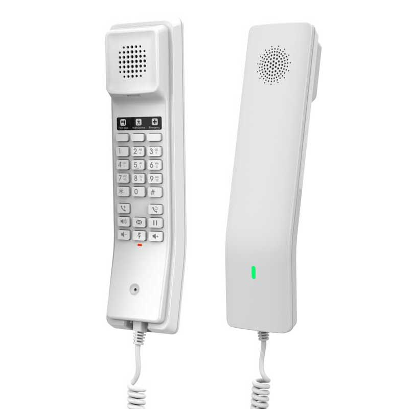 Grandstream GHP610W Compact Hotel Phone w/ built-in WiFi – White
