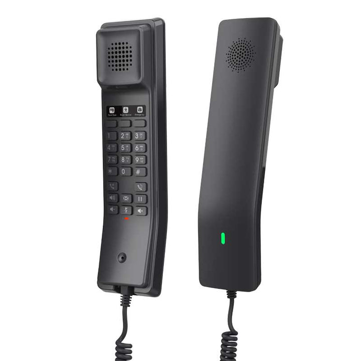 Téléphone d'hôtel compact Grandstream GHP611 – Noir