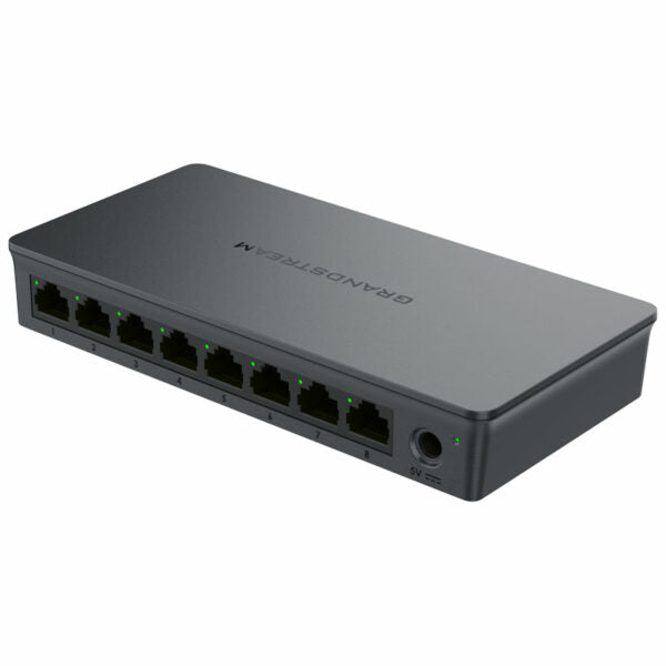 Commutateur non géré Grandstream GWN7701 de couche 2, 8 ports GigE, boîtier en plastique