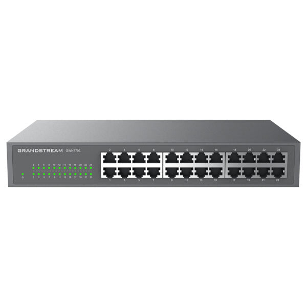 Commutateur réseau non géré Grandstream GWN7703, 24 x GigE