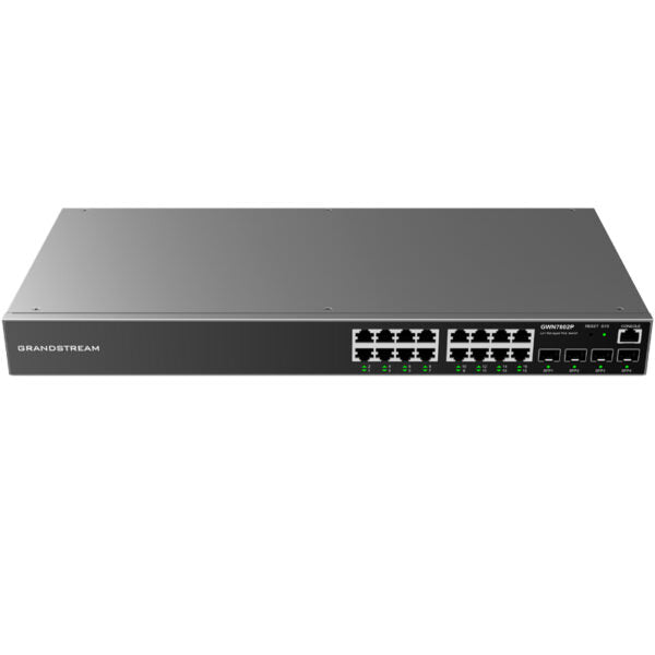 Grandstream GWN7802P Enterprise Layer 2+ Managed PoE Network Switch