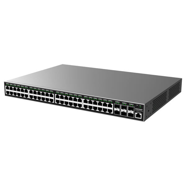 Grandstream GWN7806P Enterprise Layer 2+ Managed PoE Network Switch, 48 x GigE, 6 x SFP+