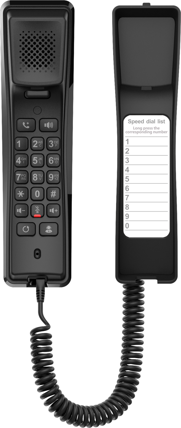 Téléphone d'hôtel Fanvil H2U-V2 noir