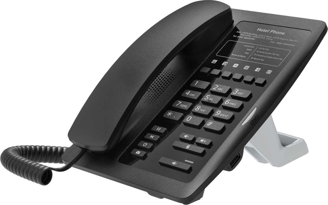 Fanvil H3 Basic Hotel IP Phone in Black