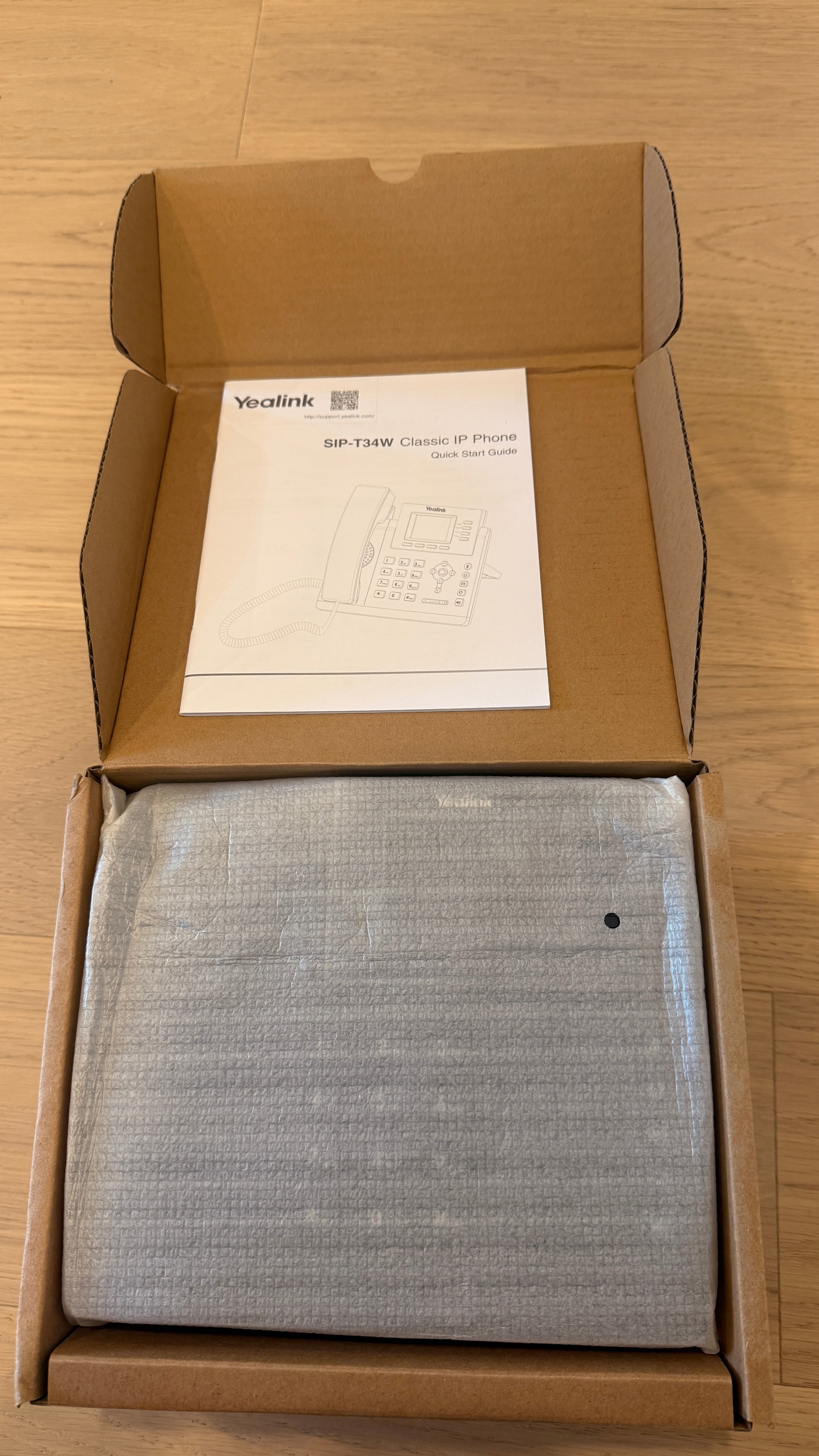 Yealink SIP-T34W 4-Line PoE VoIP Phone (New-in-Open-Box)