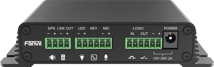 Interphone et passerelle de pagination vidéo Fanvil SIP PA2S