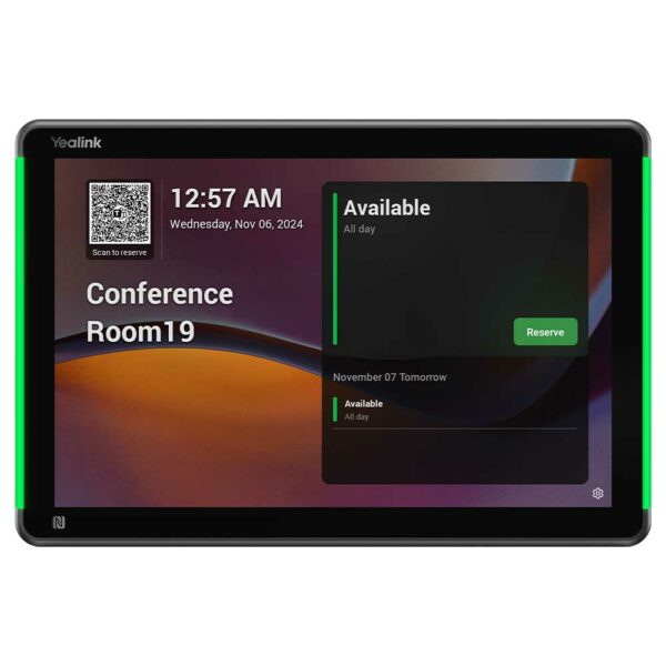 Yealink RoomPanel Plus E2 – Panel de planification de salle de réunion tout-en-un - 1303196