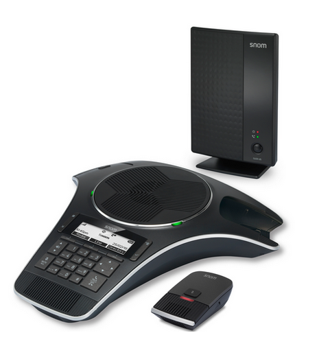Téléphone de conférence sans fil C620 SIP avec modules de micro sans fil