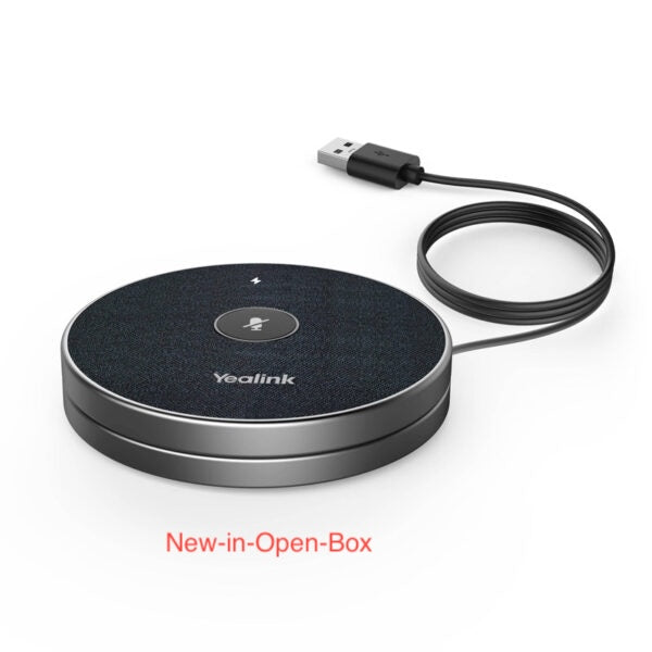 Yealink VCM36-W Package – 1303143-New-in-Open-Box