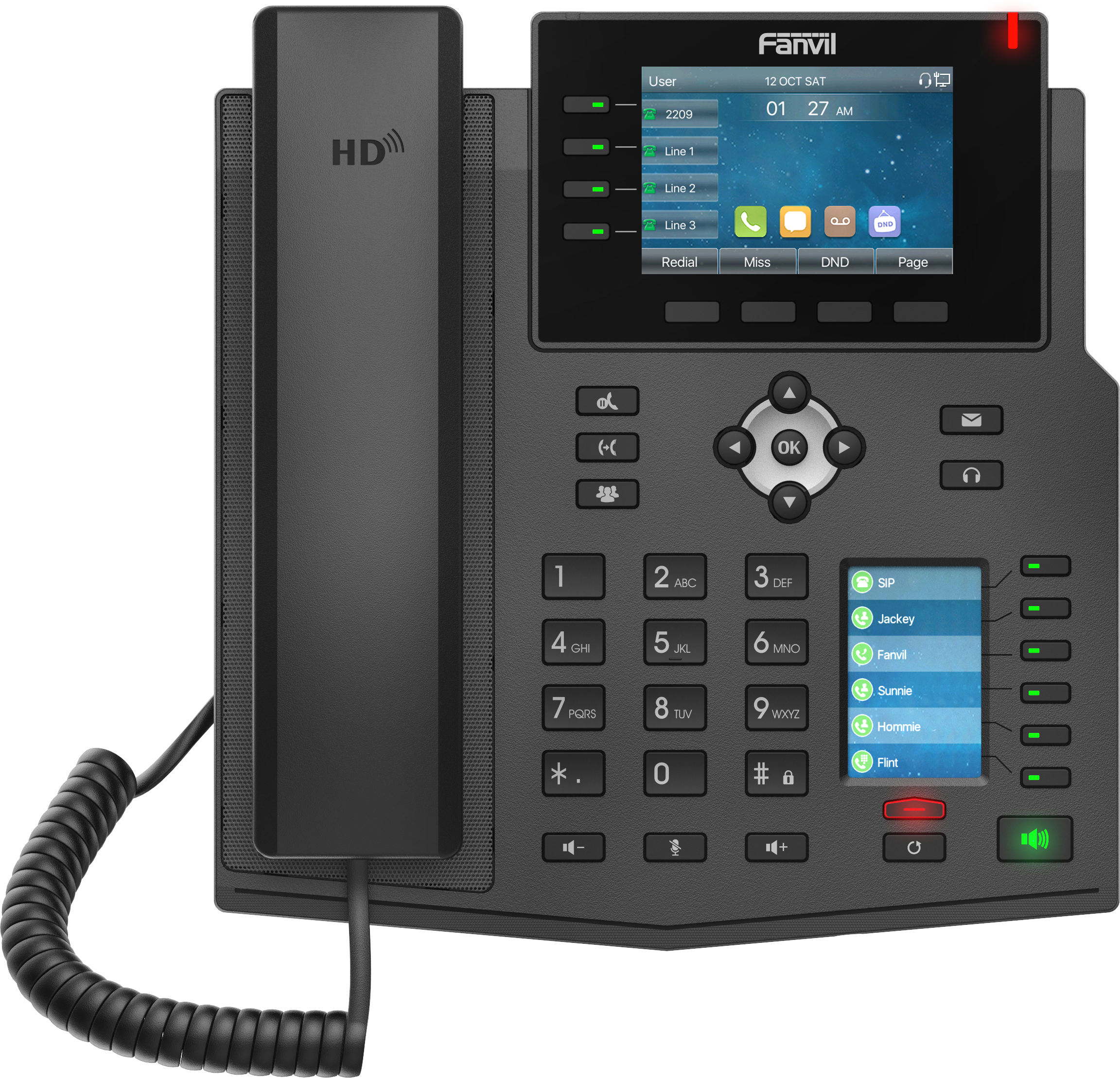 Fanvil X5U-V2 16-Line Mid-level IP Phone