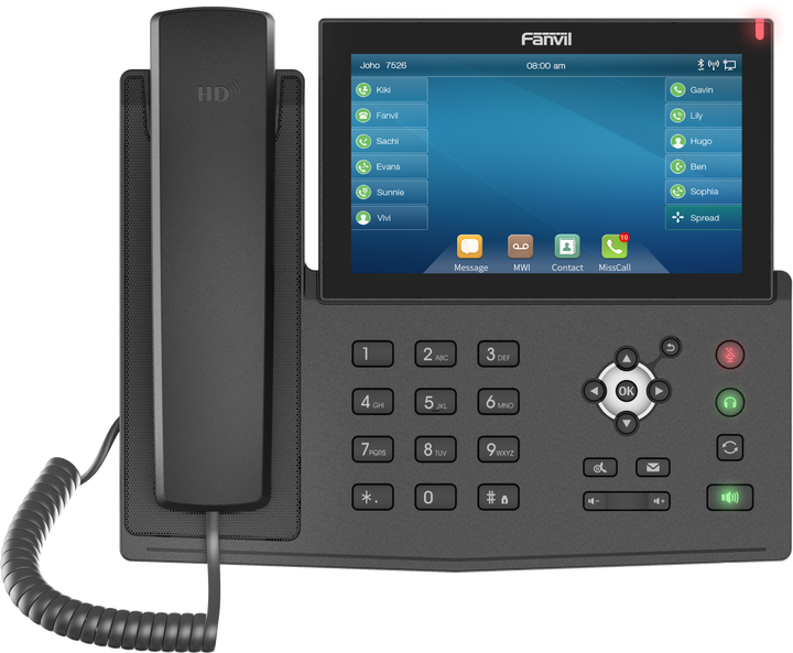 Téléphone IP professionnel couleur Fanvil X7 avec écran tactile
