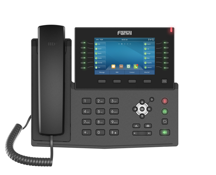Téléphone IP couleur d'entreprise Fanvil X7C