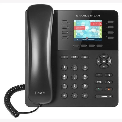 Grandstream GXP2135 8-line IP phone, showing the 2.8-inch color display and 32 digital BLF/speed-dial keys.