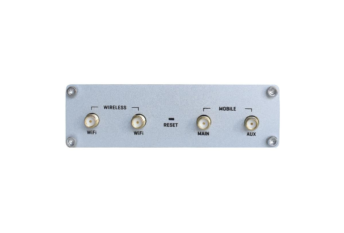 Teltonika RUT360 4G LTE Cat 6 Industrial Router with Wi-Fi, dual WAN failover, and VPN support.