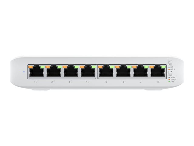 Ubiquiti UniFi Switch Lite USW-Lite-8-POE 8-Port Managed Gigabit PoE+ Switch