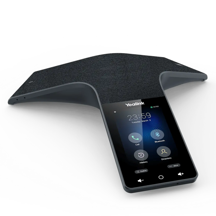 Yealink CP925 HD Conference Phone with 4-inch touch screen for small and medium rooms.