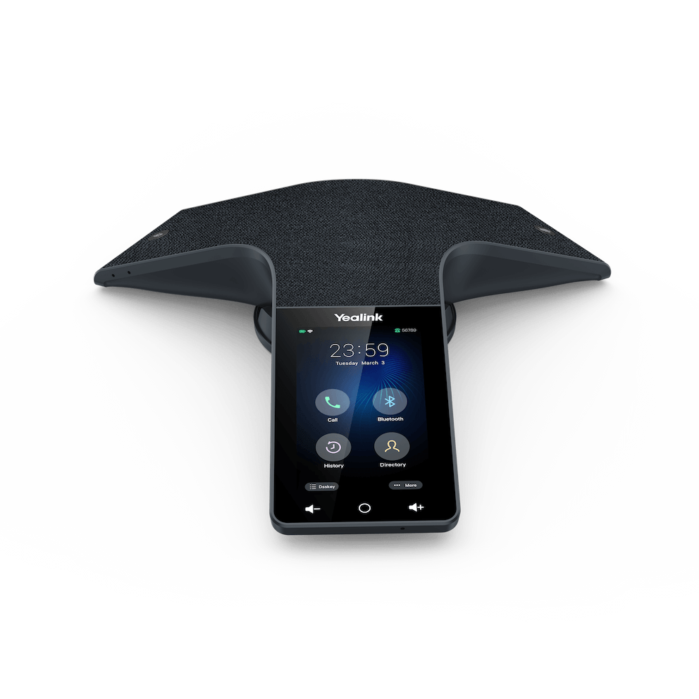 Yealink CP935W conference phone with built-in Bluetooth 4.2 and WiFi for UC meetings.