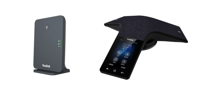 Yealink CP935W DECT cordless conference phone system with W70B base station.