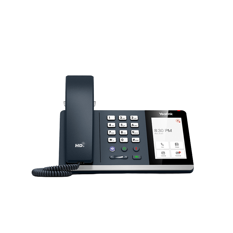 Yealink MP54 Teams IP Phone with 4-inch touch screen and dedicated Teams button.
