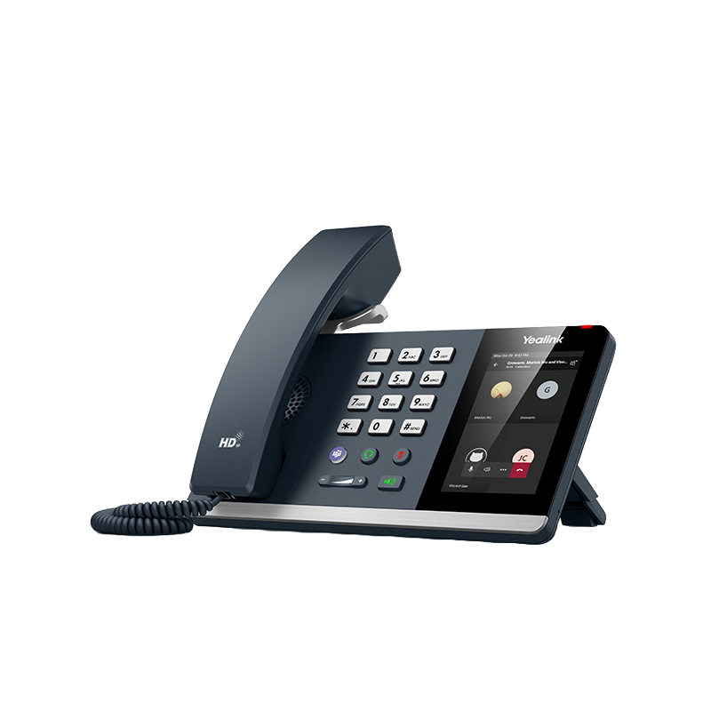 Yealink MP54 Microsoft Teams desk phone with 4-inch touch screen and HD audio