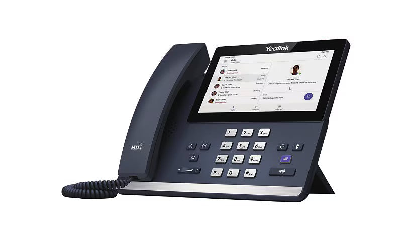 Yealink MP56 Microsoft Teams Phone with 7-inch touchscreen, HD audio, dedicated Teams button, Bluetooth, and Wi-Fi connectivity