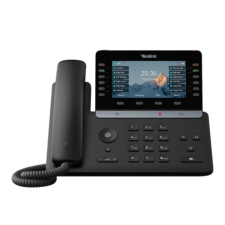 Yealink SIP-T85W Ultra Prime Business Phone with adjustable 5.5-inch color screen and built-in Wi-Fi 6.