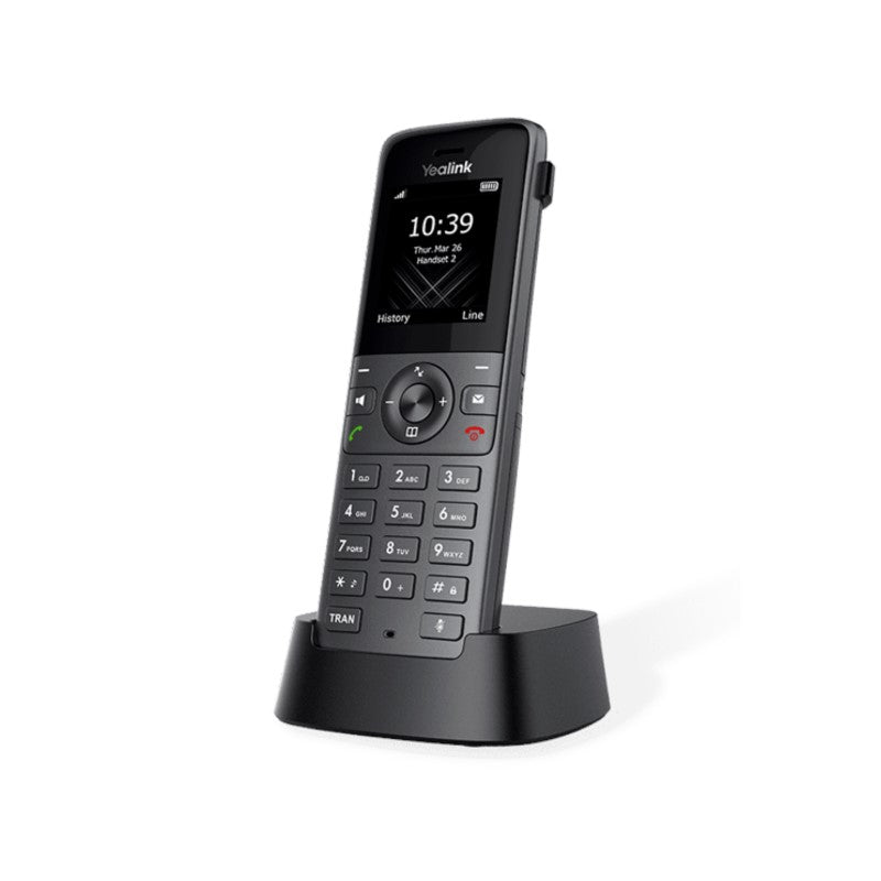 Yealink W73H wireless DECT handset with HD audio, long battery life, and compact design