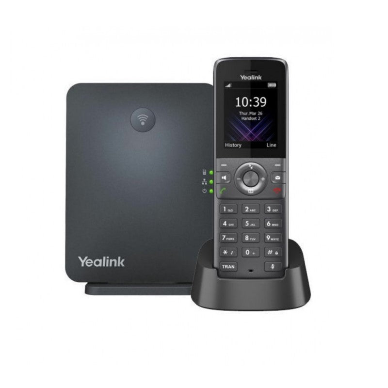 Yealink W73P SIP cordless phone system with DECT base station W70B and W73H wireless handset
