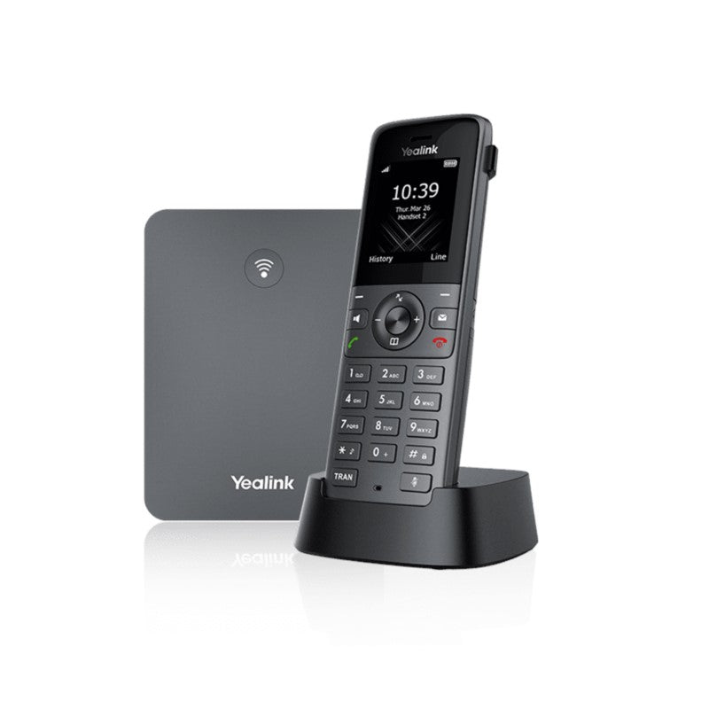 Yealink W73P SIP cordless phone system with DECT base station W70B and W73H wireless handset