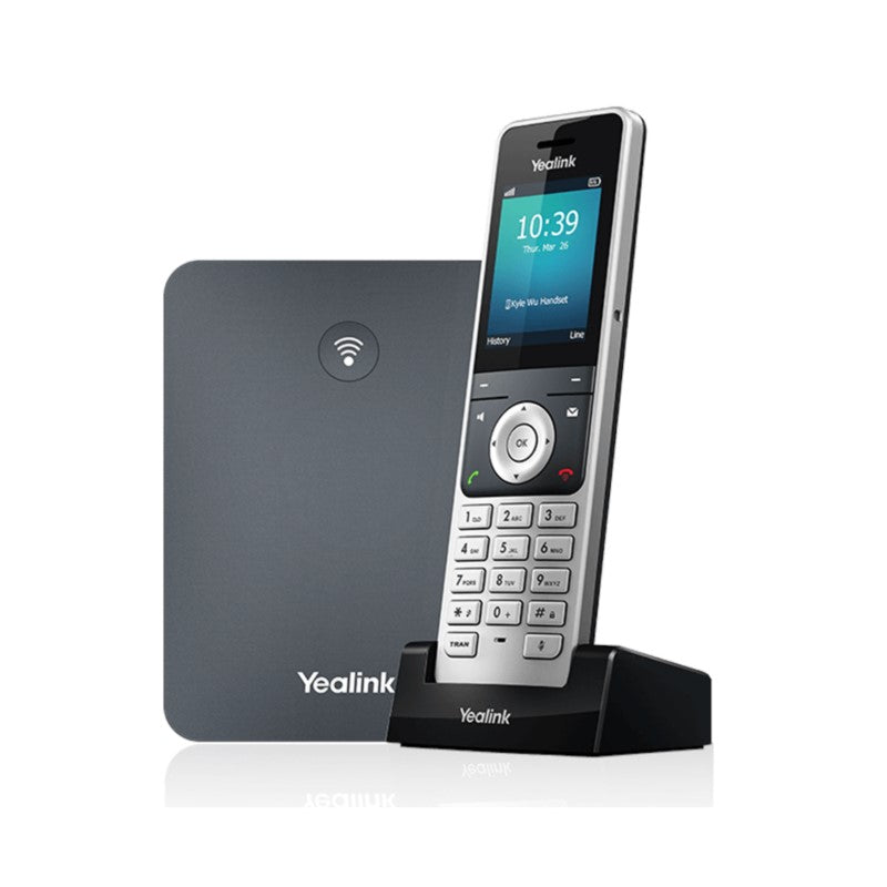 Yealink W76P SIP cordless phone system with DECT base station W70B and W56H wireless handset