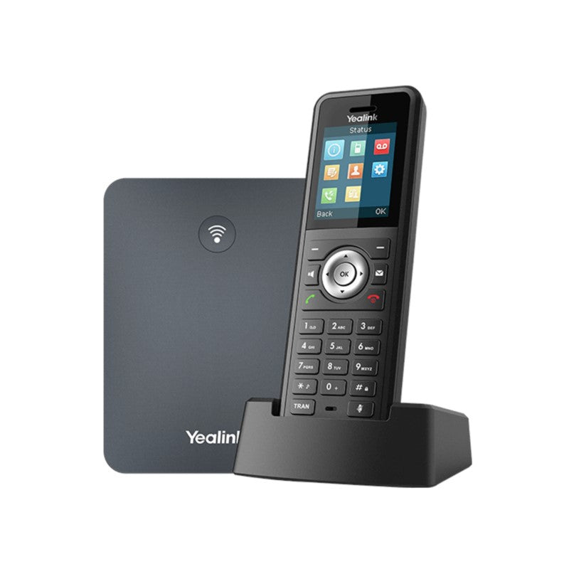 Yealink W79P SIP cordless phone system with rugged W59R DECT handset and base station W70B