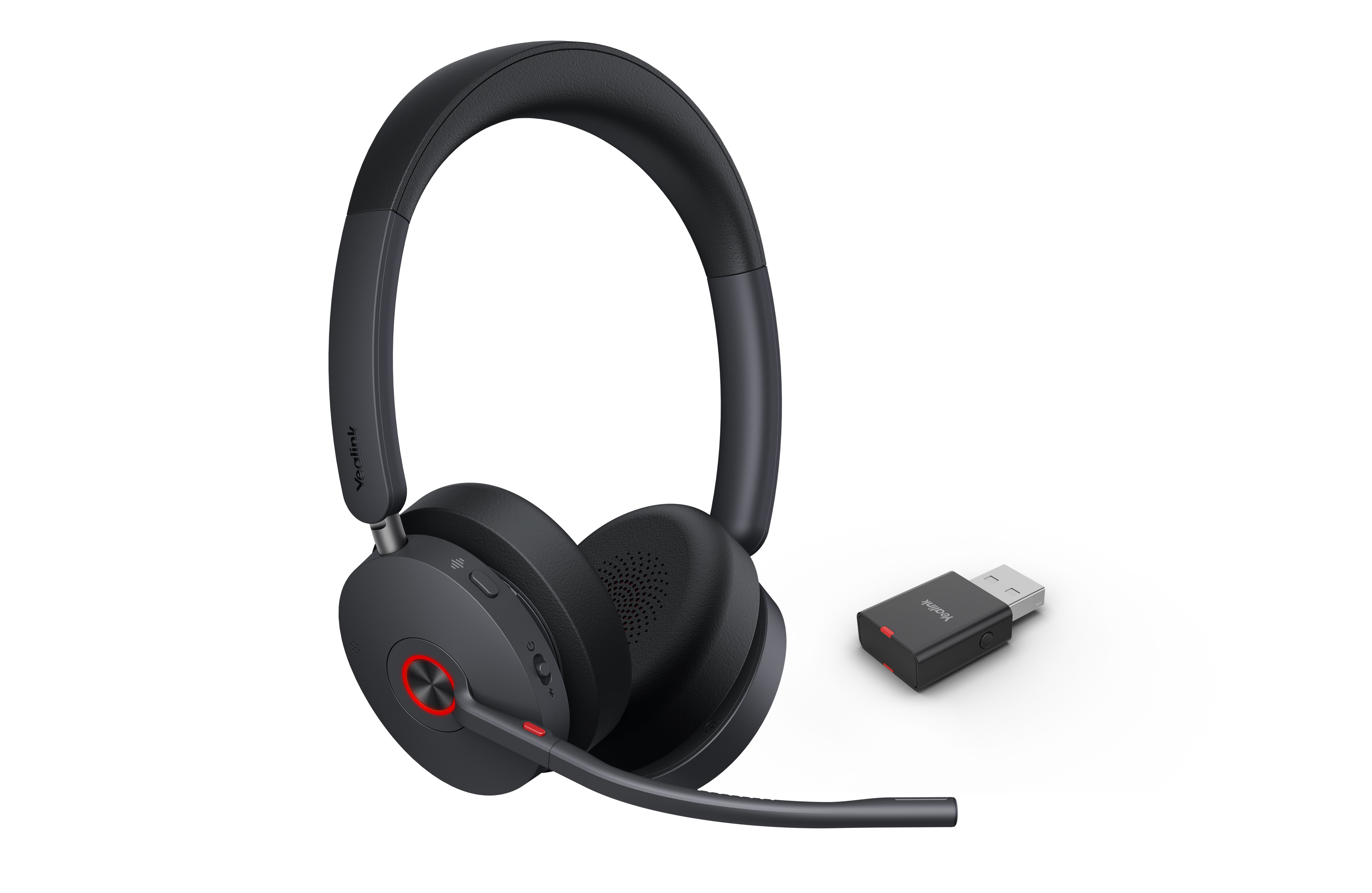 Yealink WH68 Teams certified DECT and Bluetooth hybrid wireless headset – model 1208714