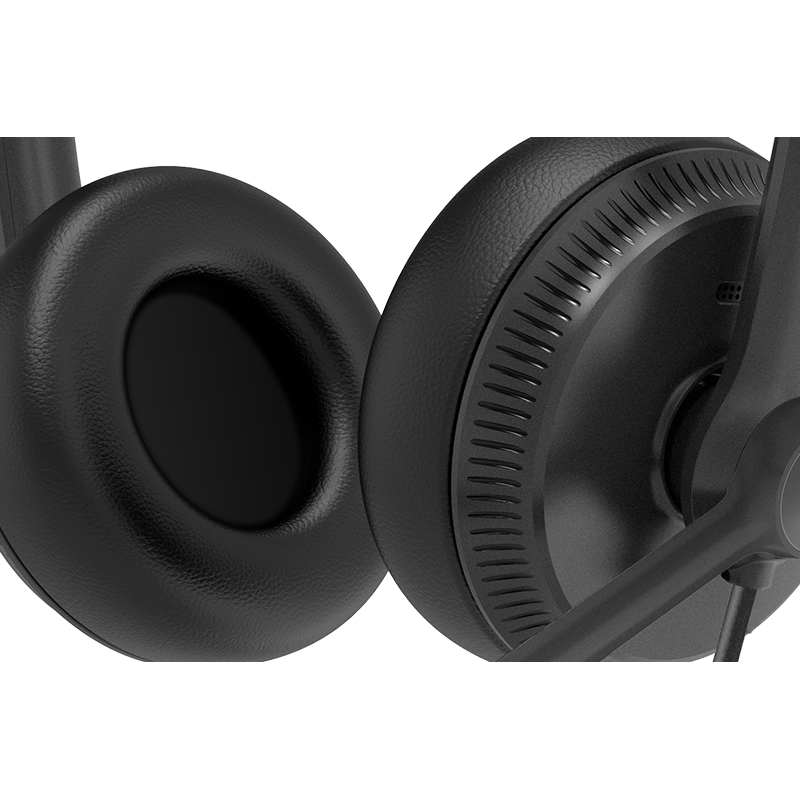 Yealink YHS34 Dual lightweight wired headset with noise-canceling microphone